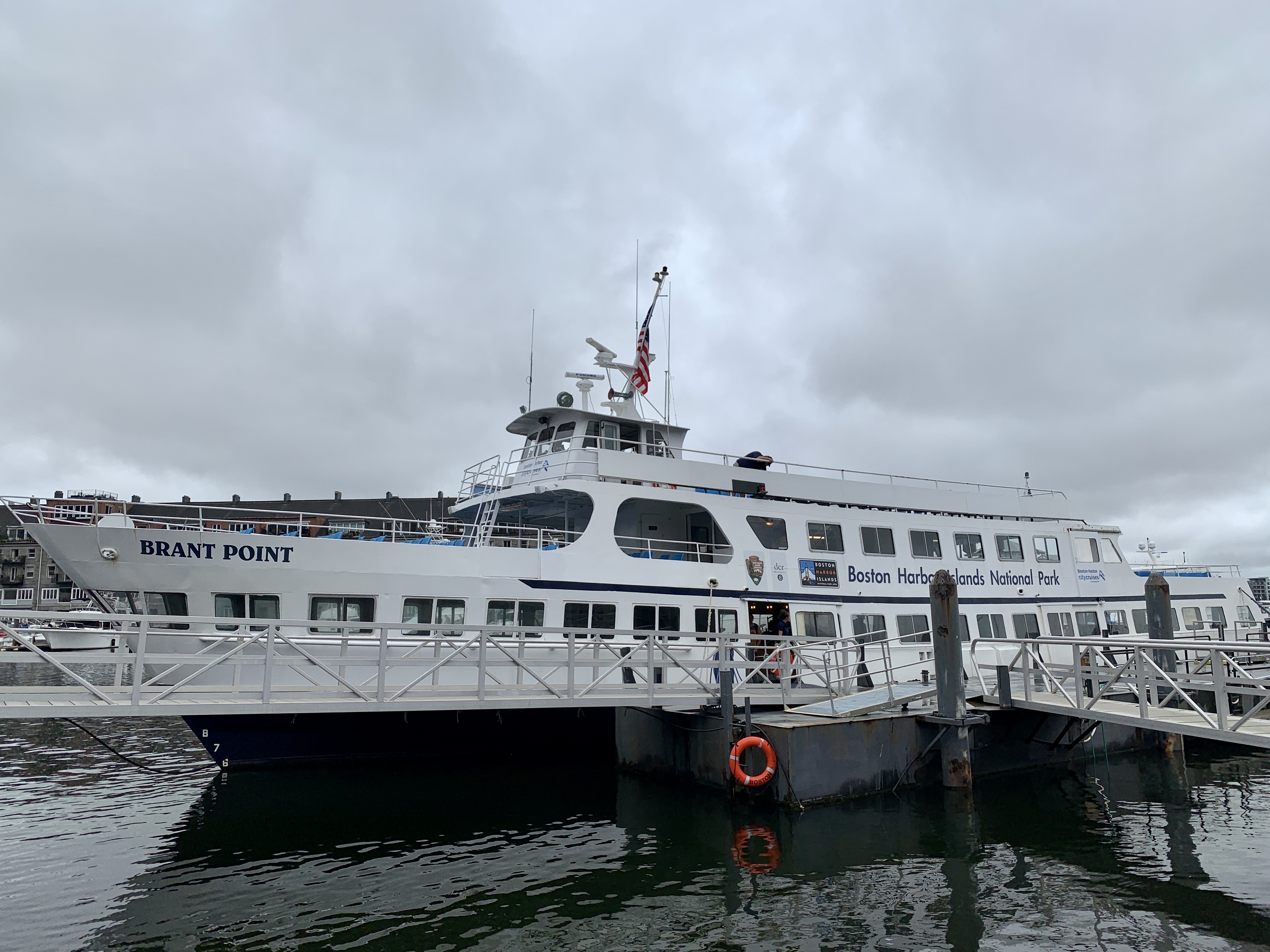Boston Harbor Island Ferry at Long Wharf