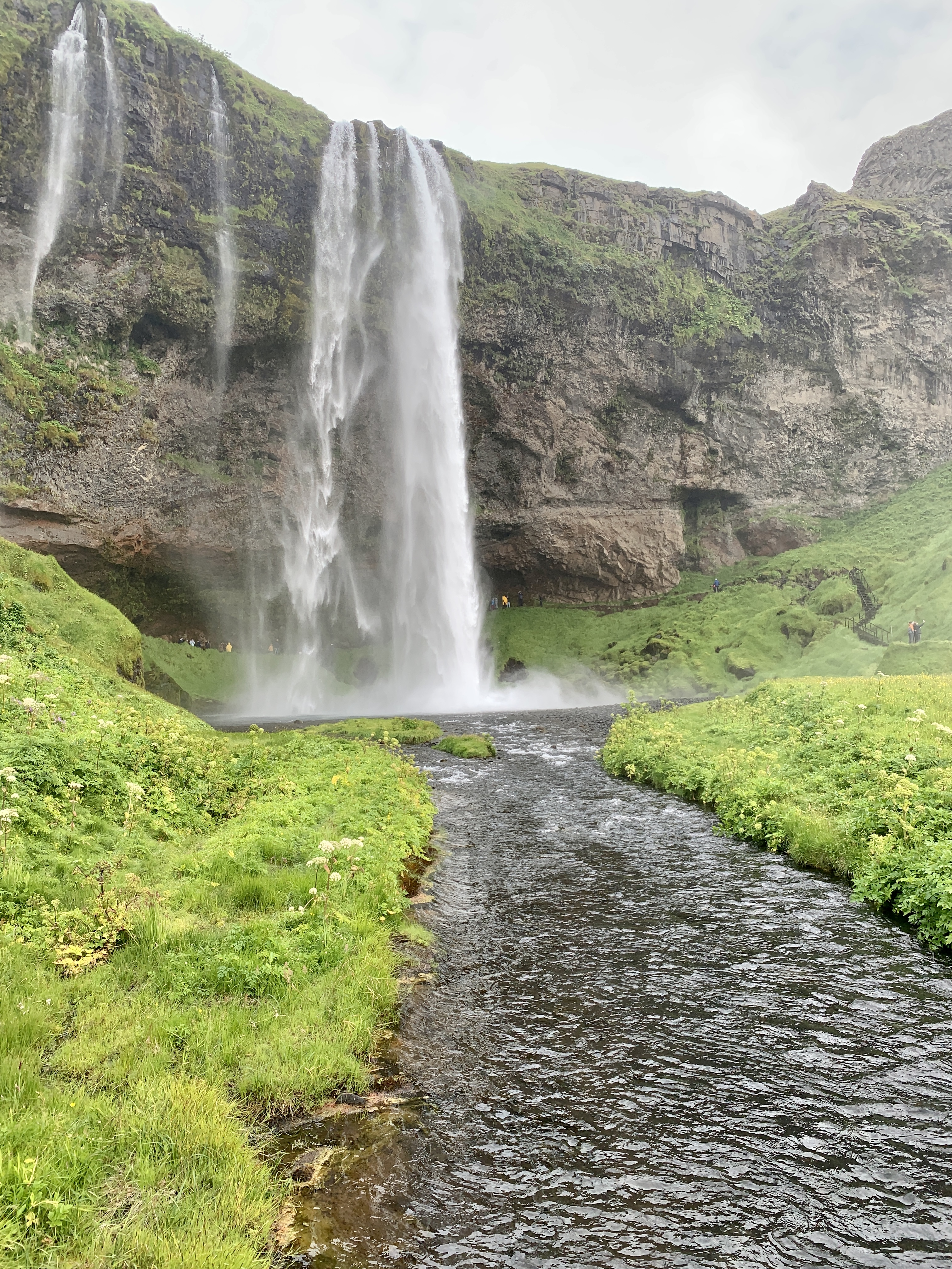 Stream leading from Seljalandsfoss Waterfall
